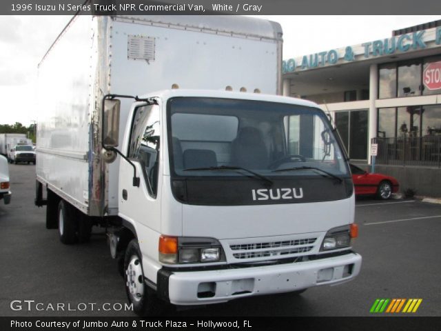 1996 Isuzu N Series Truck NPR Commercial Van in White
