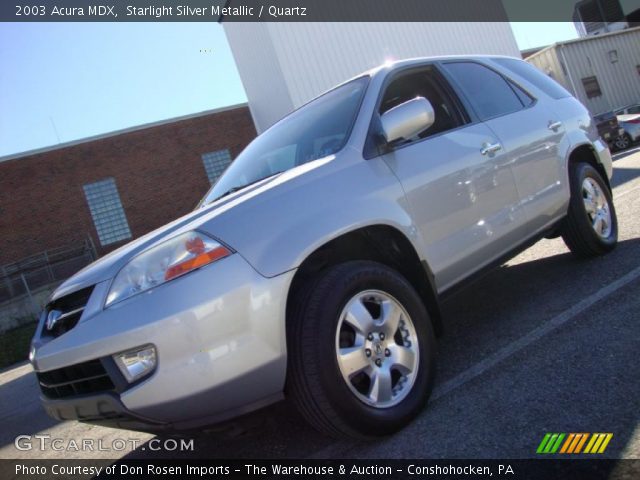 2003 Acura MDX  in Starlight Silver Metallic