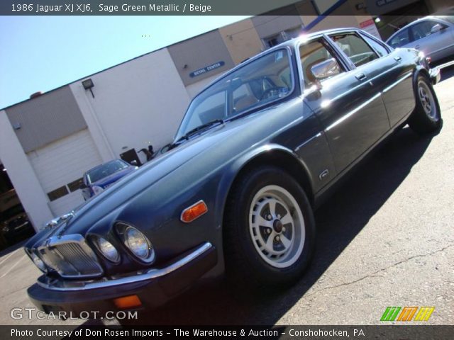 1986 Jaguar XJ XJ6 in Sage Green Metallic