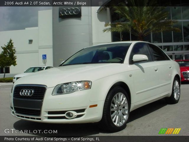 2006 Audi A4 2.0T Sedan in Arctic White
