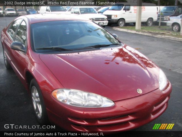 2002 Dodge Intrepid SE in Inferno Red Tinted Pearlcoat
