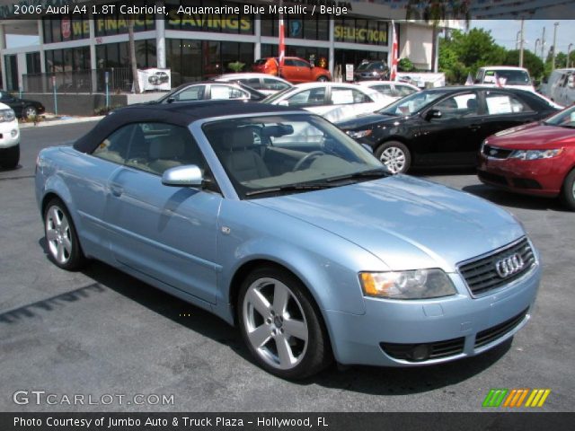 2006 Audi A4 1.8T Cabriolet in Aquamarine Blue Metallic