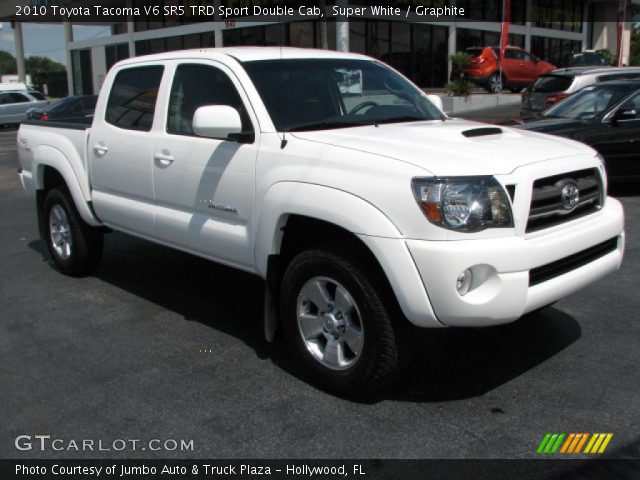 2010 Toyota Tacoma V6 SR5 TRD Sport Double Cab in Super White