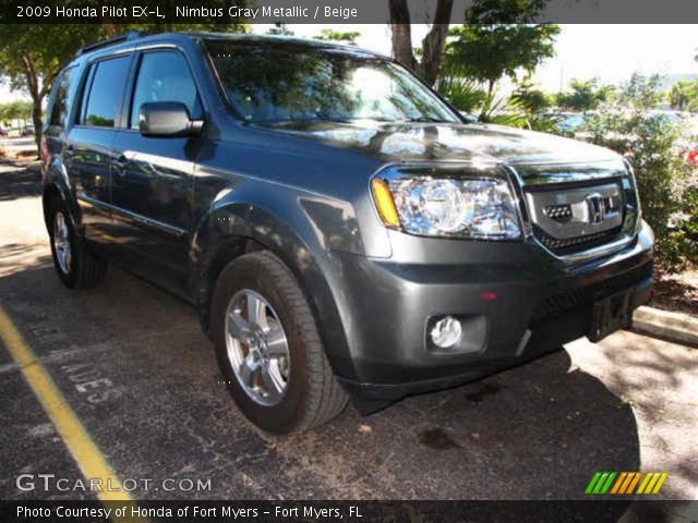 2009 Honda Pilot EX-L in Nimbus Gray Metallic