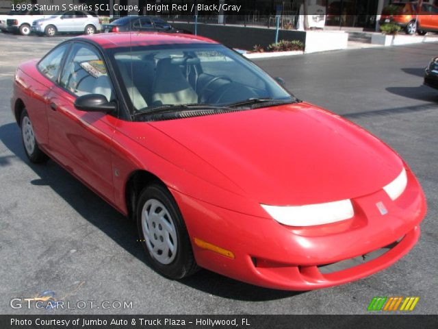 1998 Saturn S Series SC1 Coupe in Bright Red