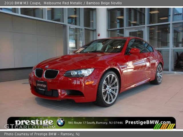 2010 BMW M3 Coupe in Melbourne Red Metallic