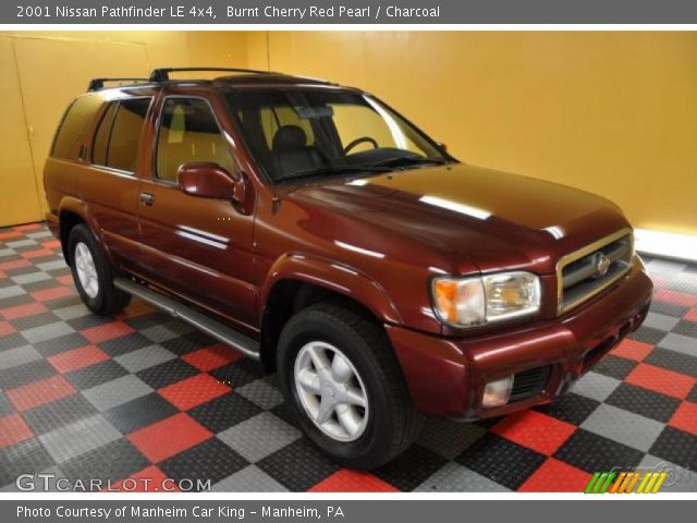 2001 Nissan Pathfinder LE 4x4 in Burnt Cherry Red Pearl