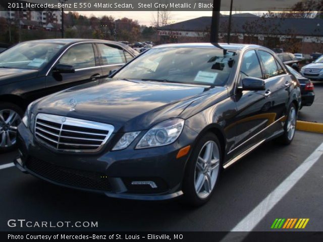 2011 Mercedes-Benz E 550 4Matic Sedan in Steel Grey Metallic