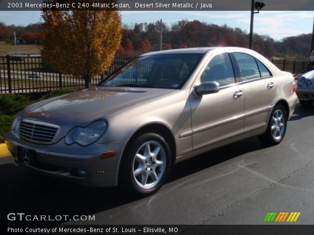 Desert silver metallic mercedes benz