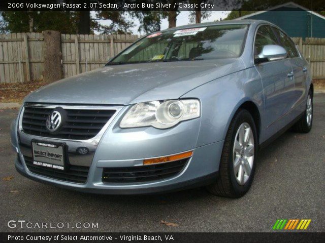2006 Volkswagen Passat 2.0T Sedan in Arctic Blue Silver