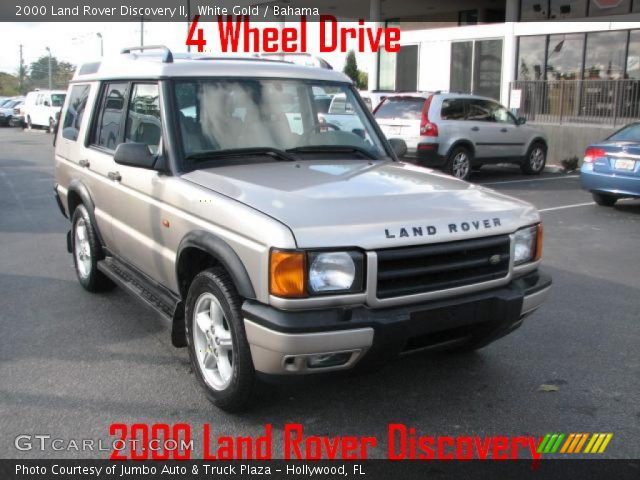 2000 Land Rover Discovery II  in White Gold