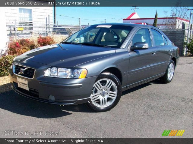 2008 Volvo S60 2.5T in Titanium Gray Metallic