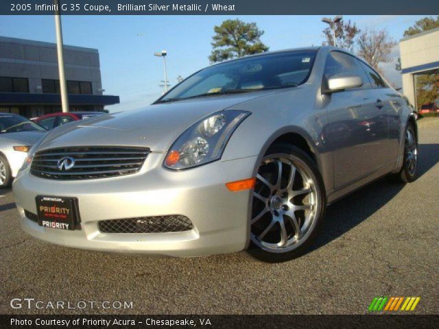 2005 Infiniti G 35 Coupe in Brilliant Silver Metallic