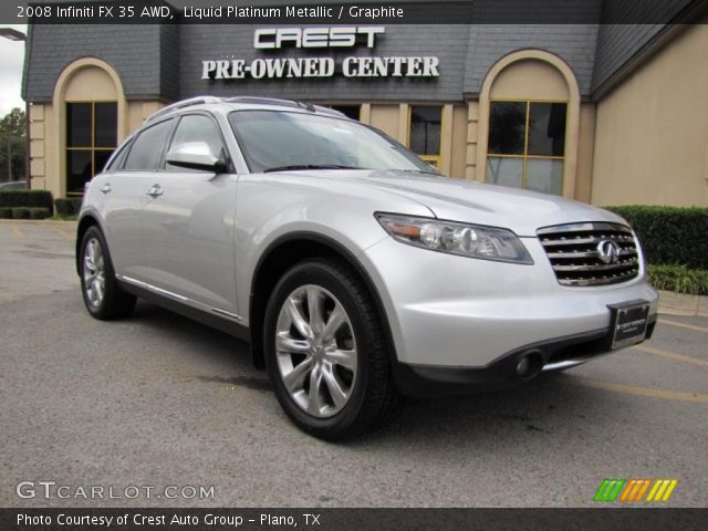 2008 Infiniti FX 35 AWD in Liquid Platinum Metallic