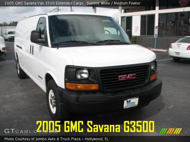 2005 GMC Savana Van 3500 Extended Cargo in Summit White