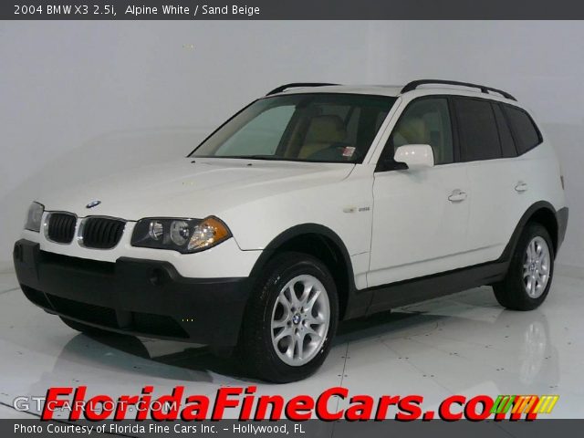 2004 BMW X3 2.5i in Alpine White