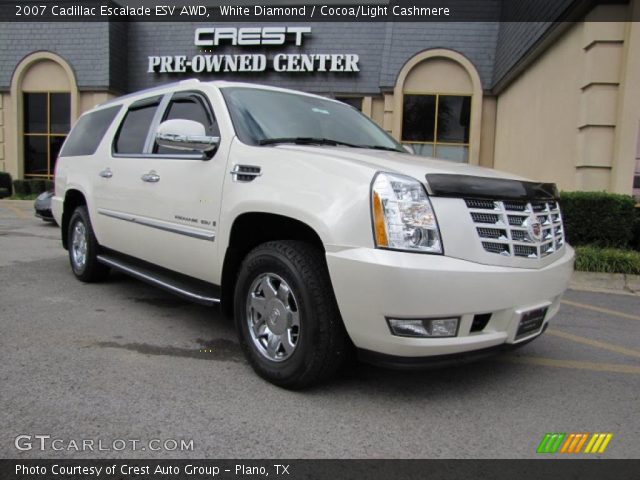 2007 Cadillac Escalade ESV AWD in White Diamond