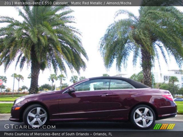 2011 Mercedes-Benz E 550 Cabriolet in Mystic Red Metallic