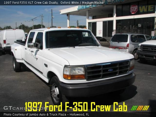 1997 Ford F350 XLT Crew Cab Dually in Oxford White