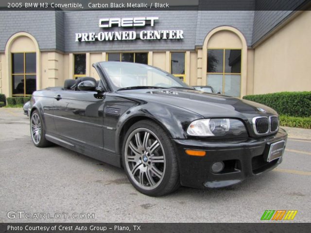 2005 BMW M3 Convertible in Carbon Black Metallic