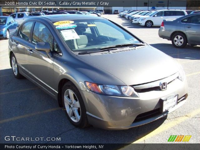 2008 Honda Civic EX Sedan in Galaxy Gray Metallic