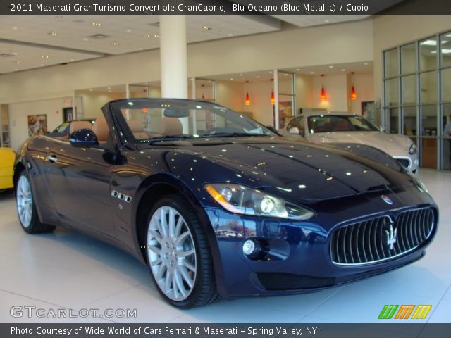 2011 Maserati GranTurismo Convertible GranCabrio in Blu Oceano (Blue Metallic)