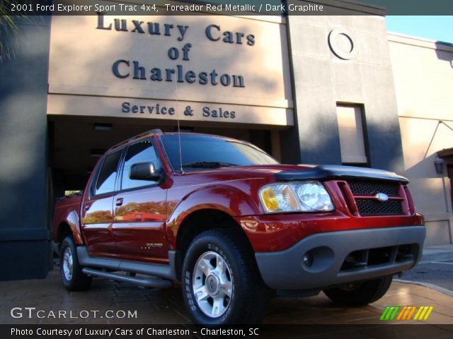 2001 Ford Explorer Sport Trac 4x4 in Toreador Red Metallic