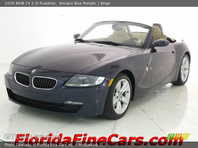 2006 BMW Z4 3.0i Roadster in Monaco Blue Metallic