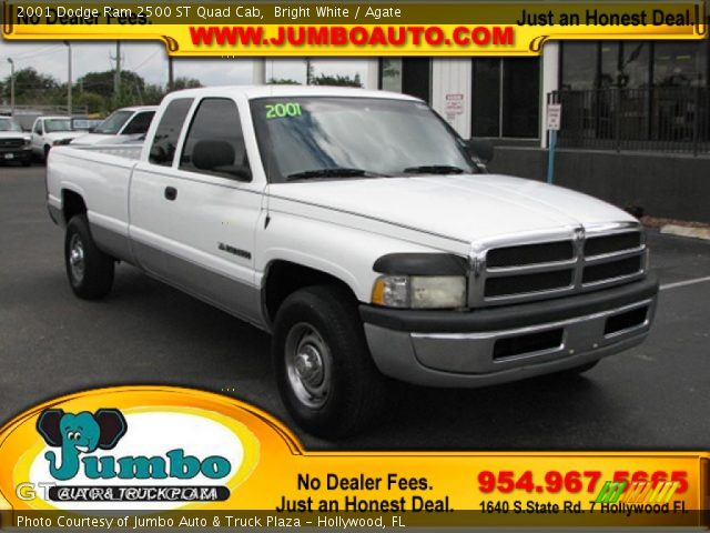2001 Dodge Ram 2500 ST Quad Cab in Bright White