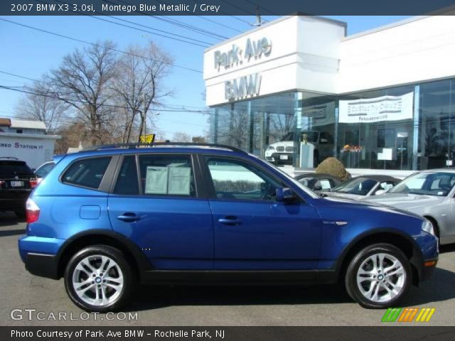 2007 BMW X3 3.0si in Montego Blue Metallic