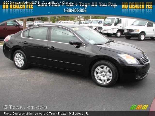 2009 Nissan Altima 2.5 S in Super Black