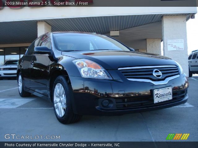 2009 Nissan Altima 2.5 S in Super Black