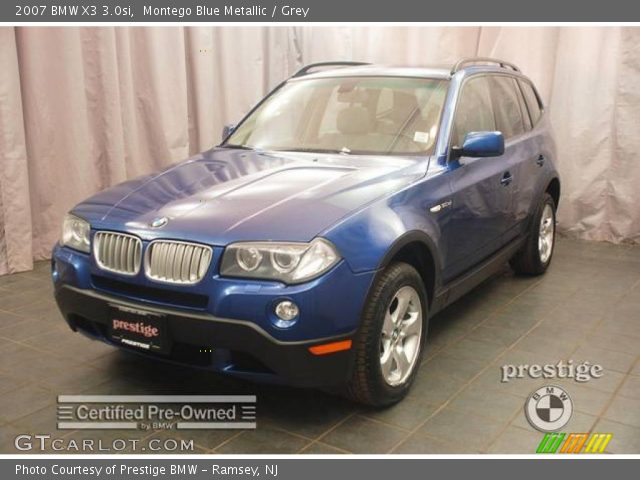 2007 BMW X3 3.0si in Montego Blue Metallic
