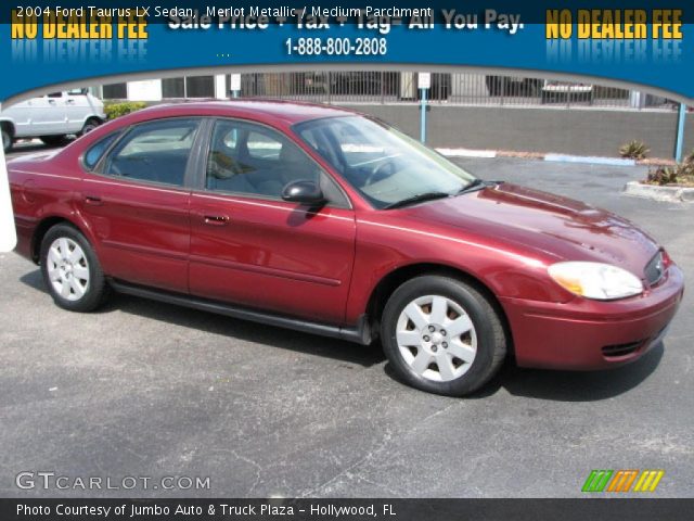 2004 Ford Taurus LX Sedan in Merlot Metallic