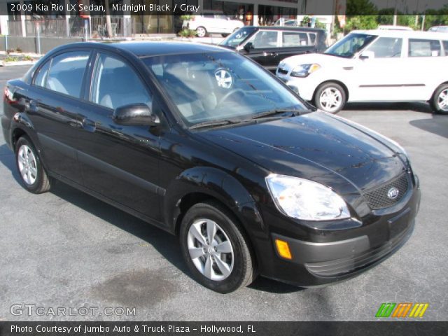 2009 Kia Rio LX Sedan in Midnight Black