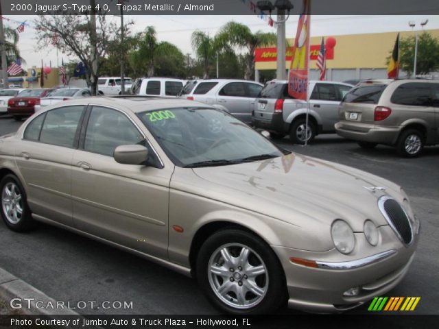 2000 Jaguar S-Type 4.0 in Topaz Metallic