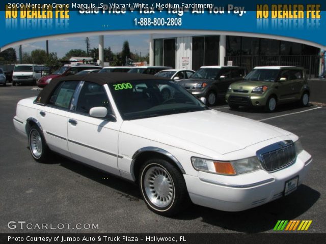 2000 Mercury Grand Marquis LS in Vibrant White