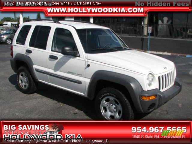 2002 Jeep Liberty Sport in Stone White