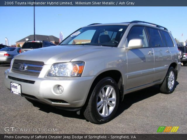 2006 Toyota Highlander Hybrid Limited in Millenium Silver Metallic