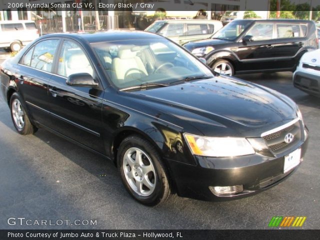 2006 Hyundai Sonata GLS V6 in Ebony Black