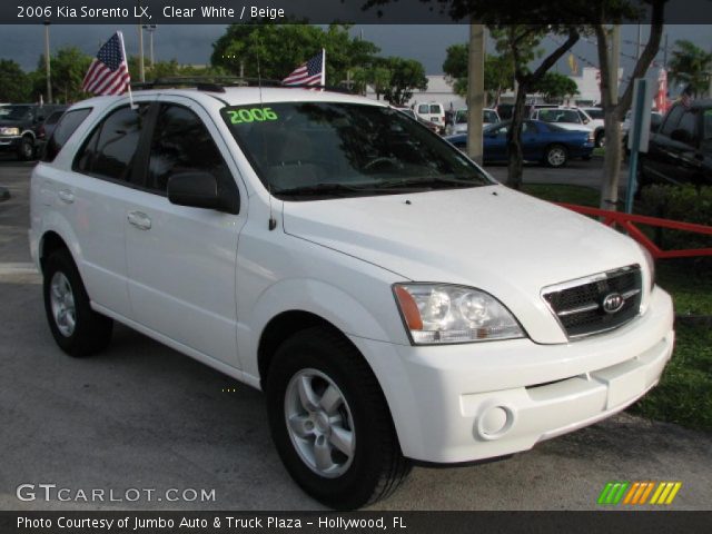 2006 Kia Sorento LX in Clear White