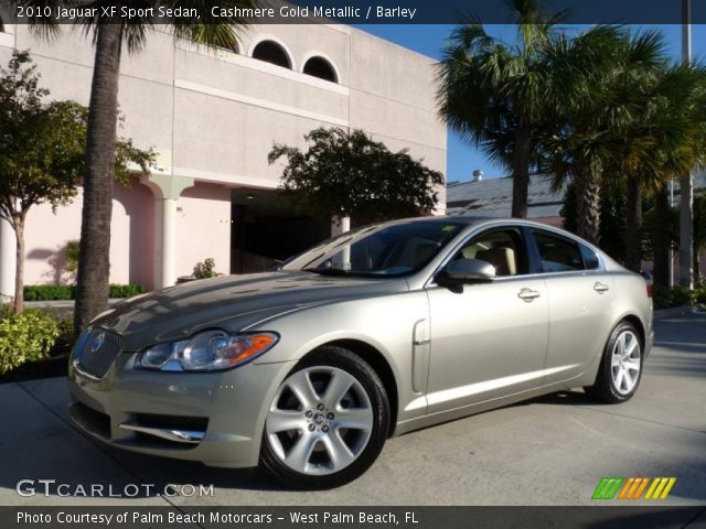 2010 Jaguar XF Sport Sedan in Cashmere Gold Metallic