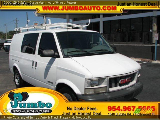 2001 GMC Safari Cargo Van in Ivory White