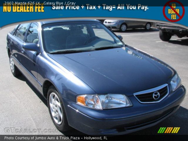 2002 Mazda 626 LX in Galaxy Blue