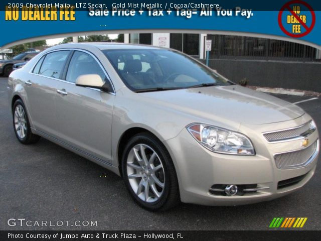 2009 Chevrolet Malibu LTZ Sedan in Gold Mist Metallic