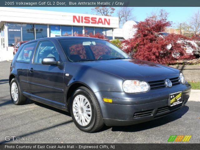 2005 Volkswagen Golf GL 2 Door in Blue Anthracite Metallic