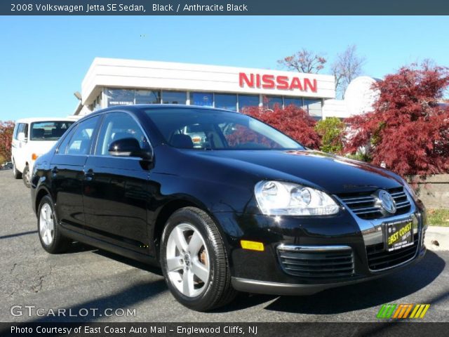 2008 Volkswagen Jetta SE Sedan in Black