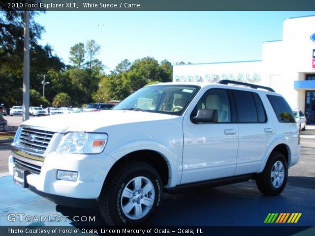 2010 Ford Explorer XLT in White Suede