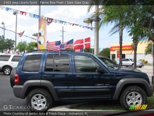 2003 Jeep Liberty Sport in Patriot Blue Pearl