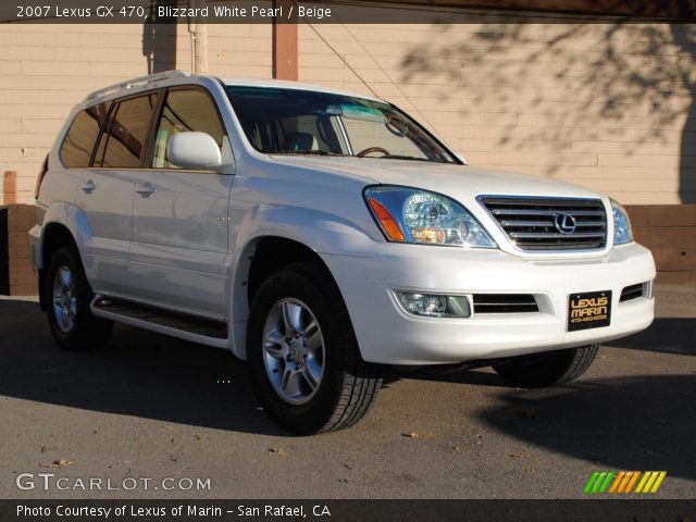 2007 Lexus GX 470 in Blizzard White Pearl